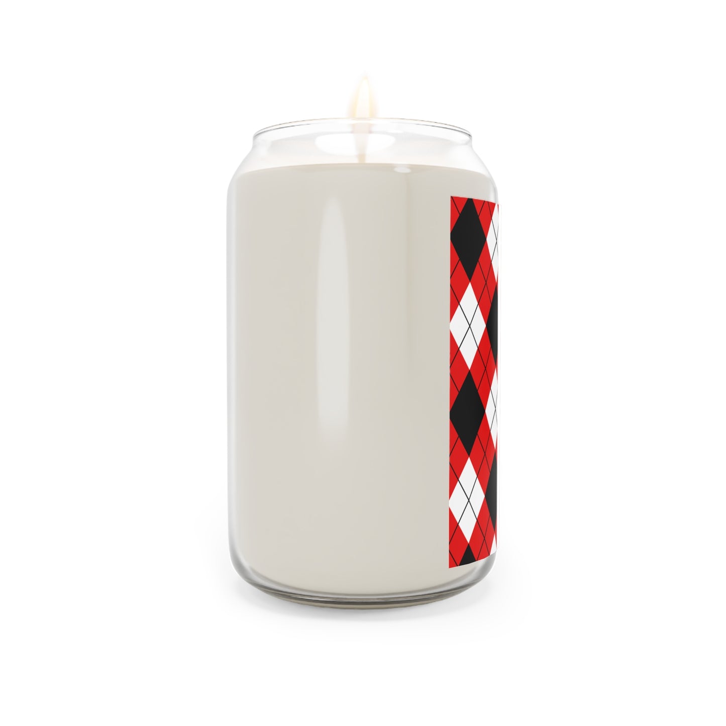 Red & Black Argyle Collection, Comfort Spice Scent, 13.75oz