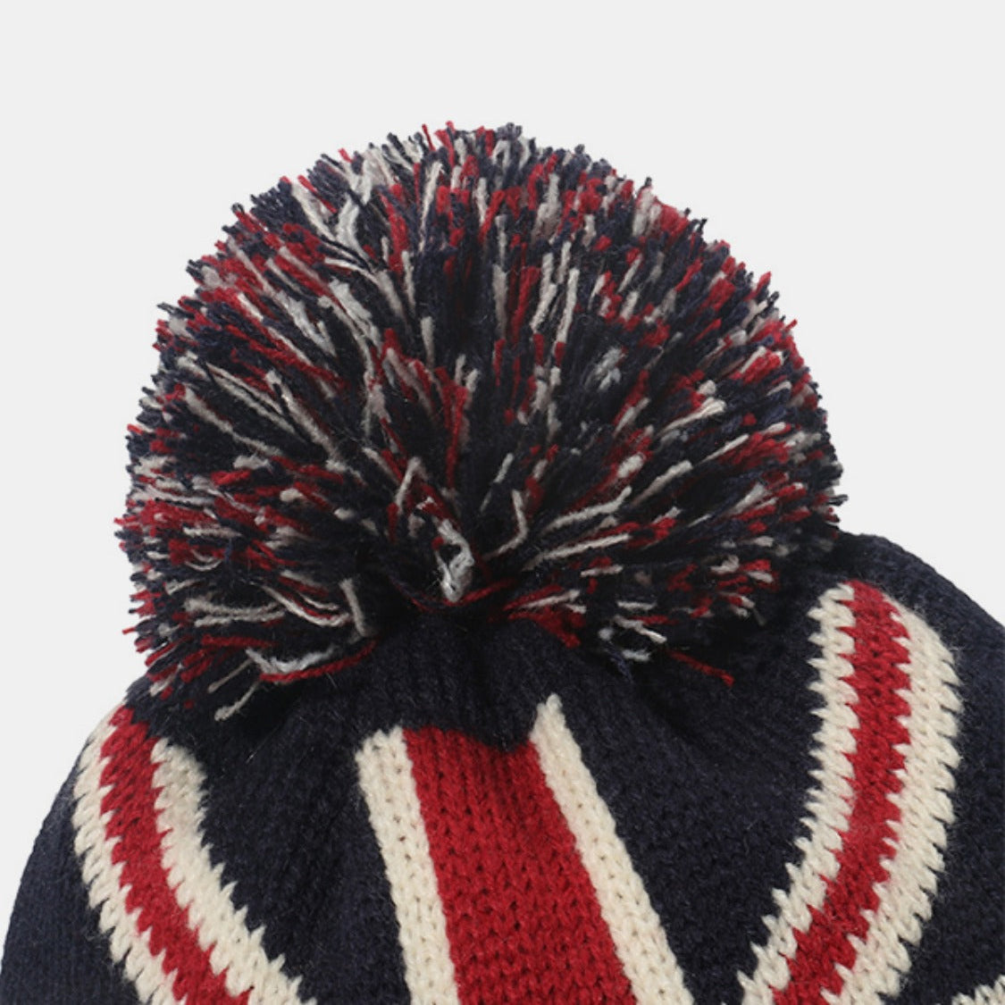 Roll Rim Flag Knit Hat