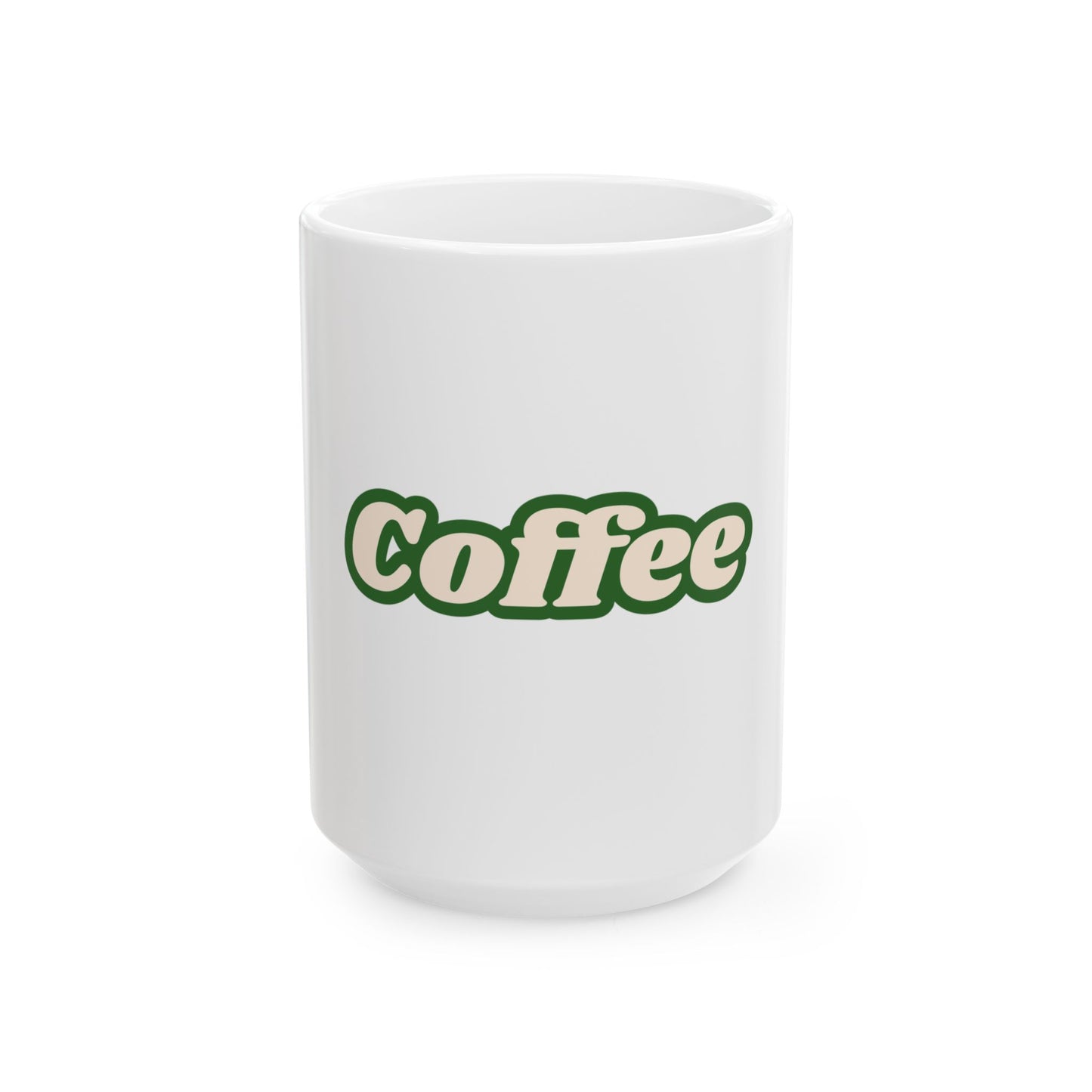 Coffee Ceramic Mug, 15oz