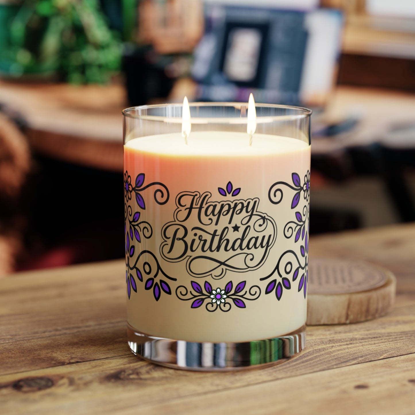 Happy Birthday Candle, 11oz
