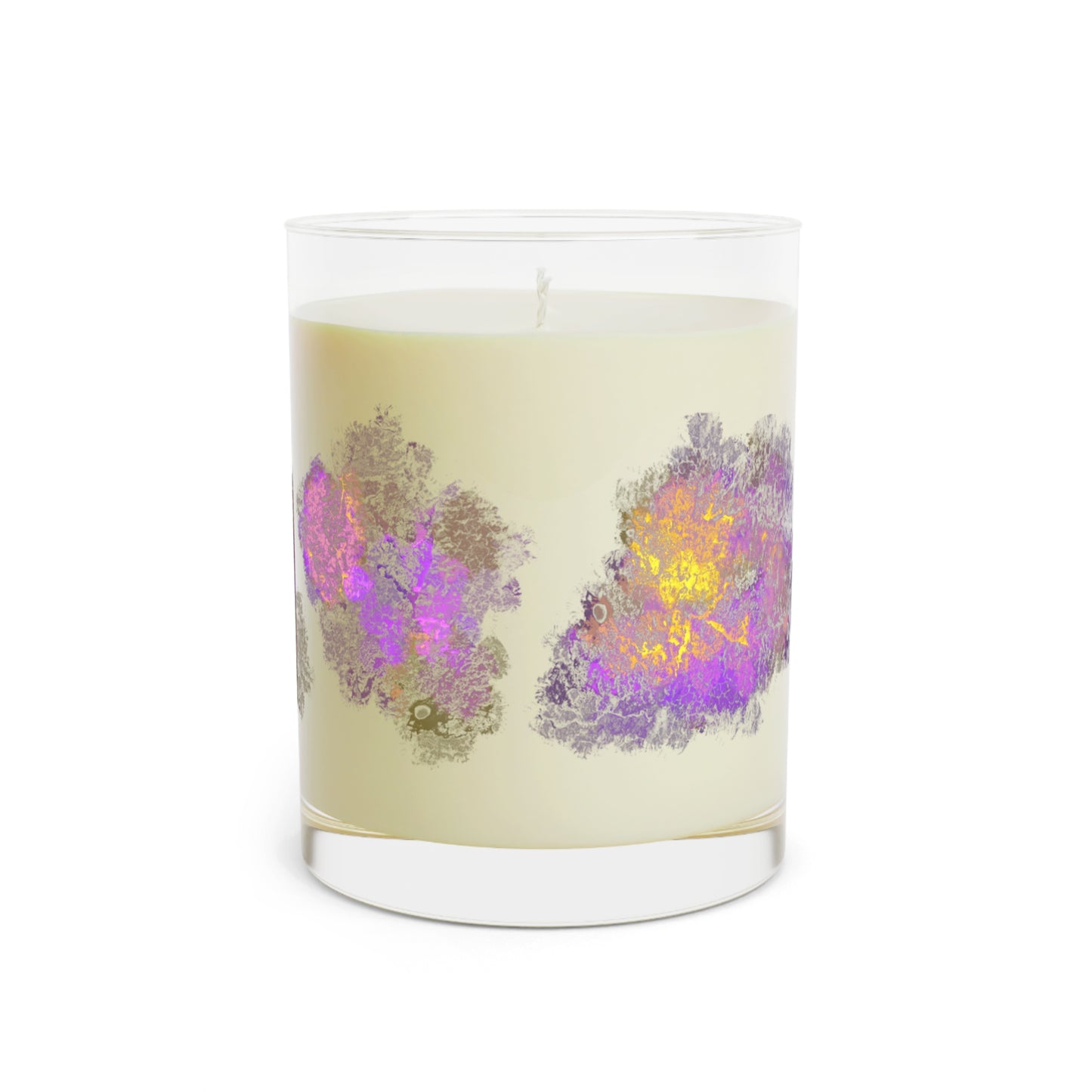 Purple Geode Inspired Candle, Minted Lavender & Sage, 11oz