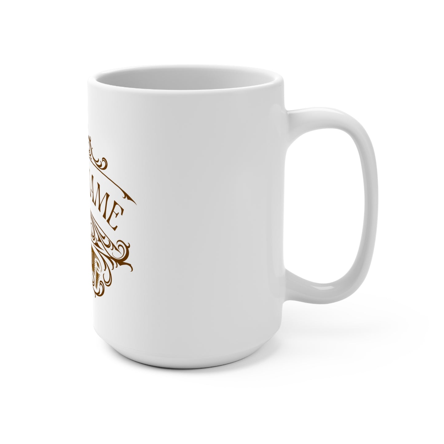 Custom Family Name Coffee Mug, 15oz