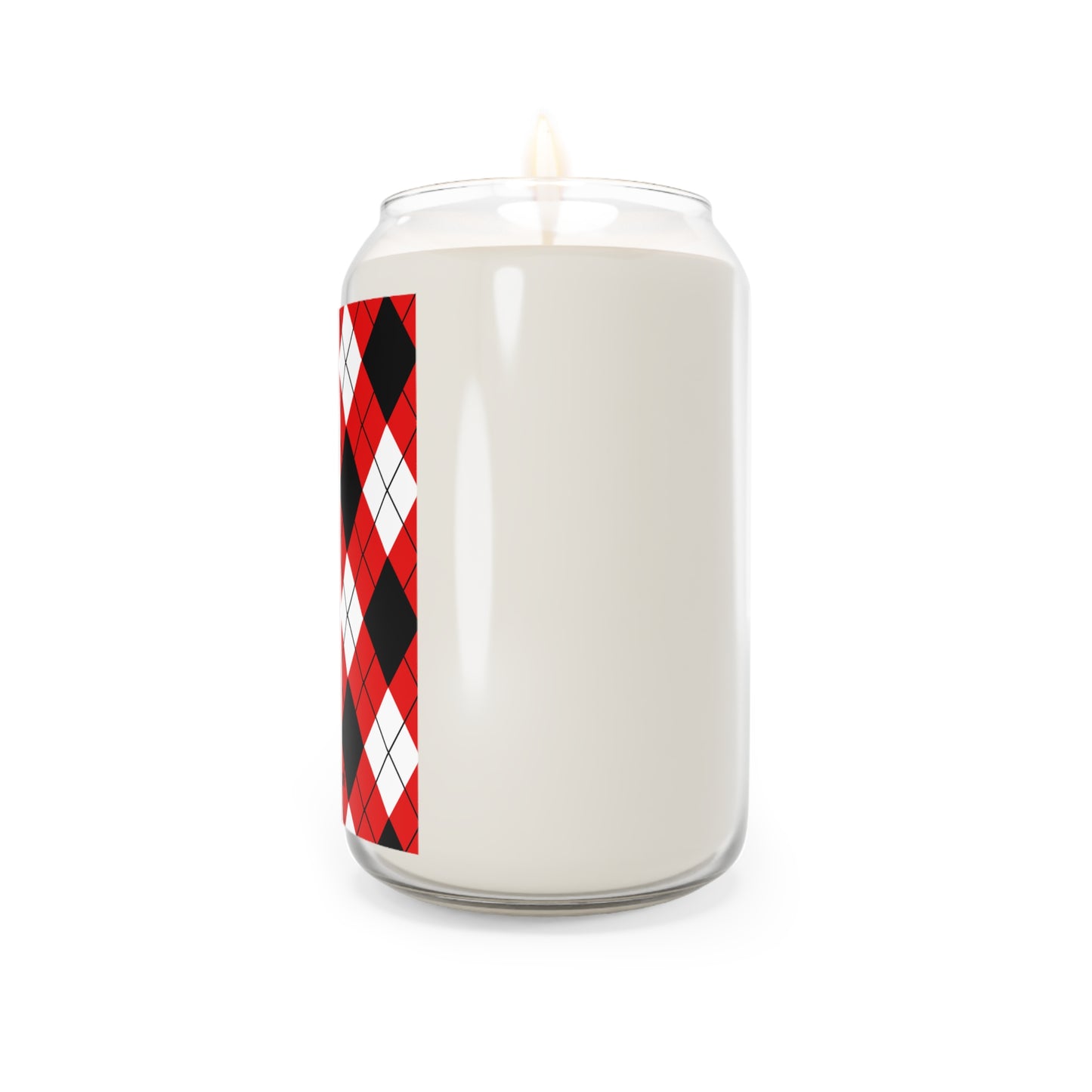 Red & Black Argyle Collection, Comfort Spice Scent, 13.75oz