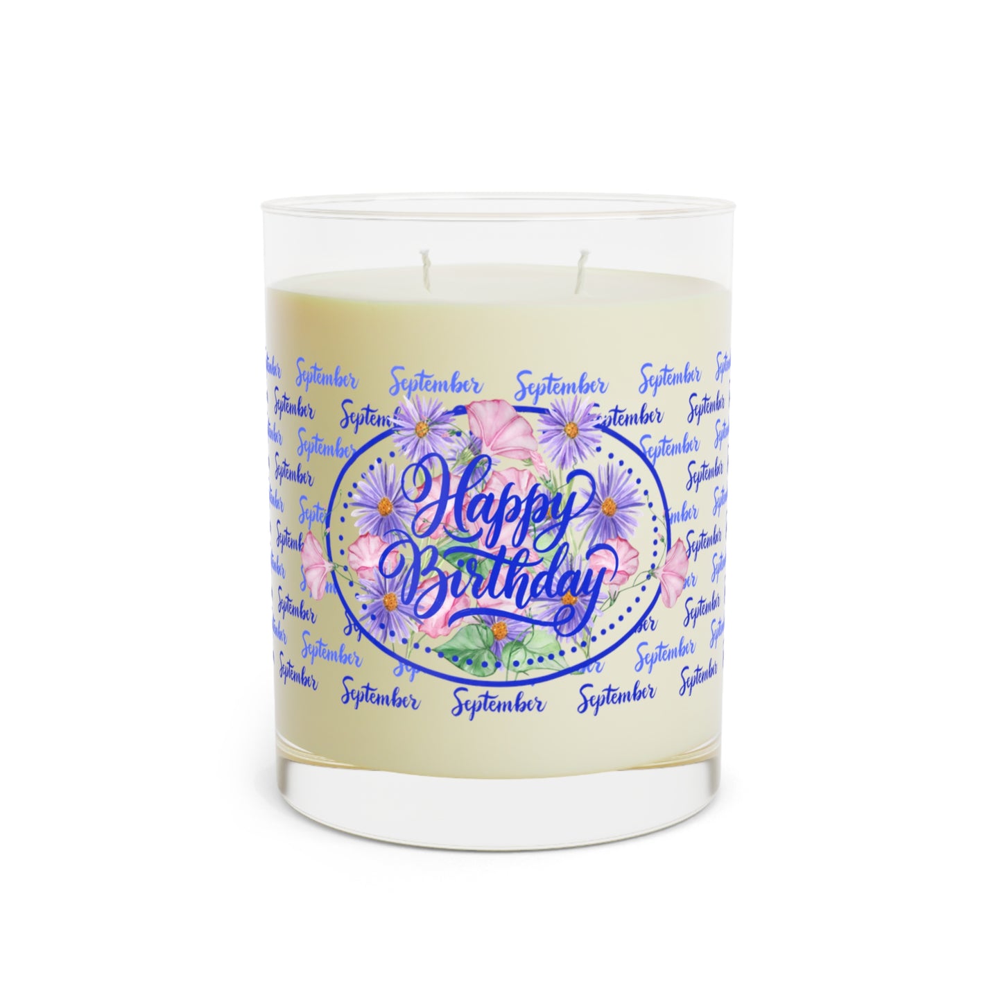 September Birthday Candle, 11oz