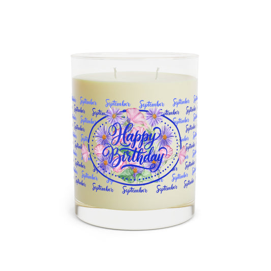 September Birthday Candle, 11oz