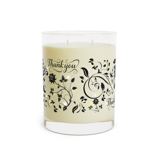 Black Thank You Candle, 11oz