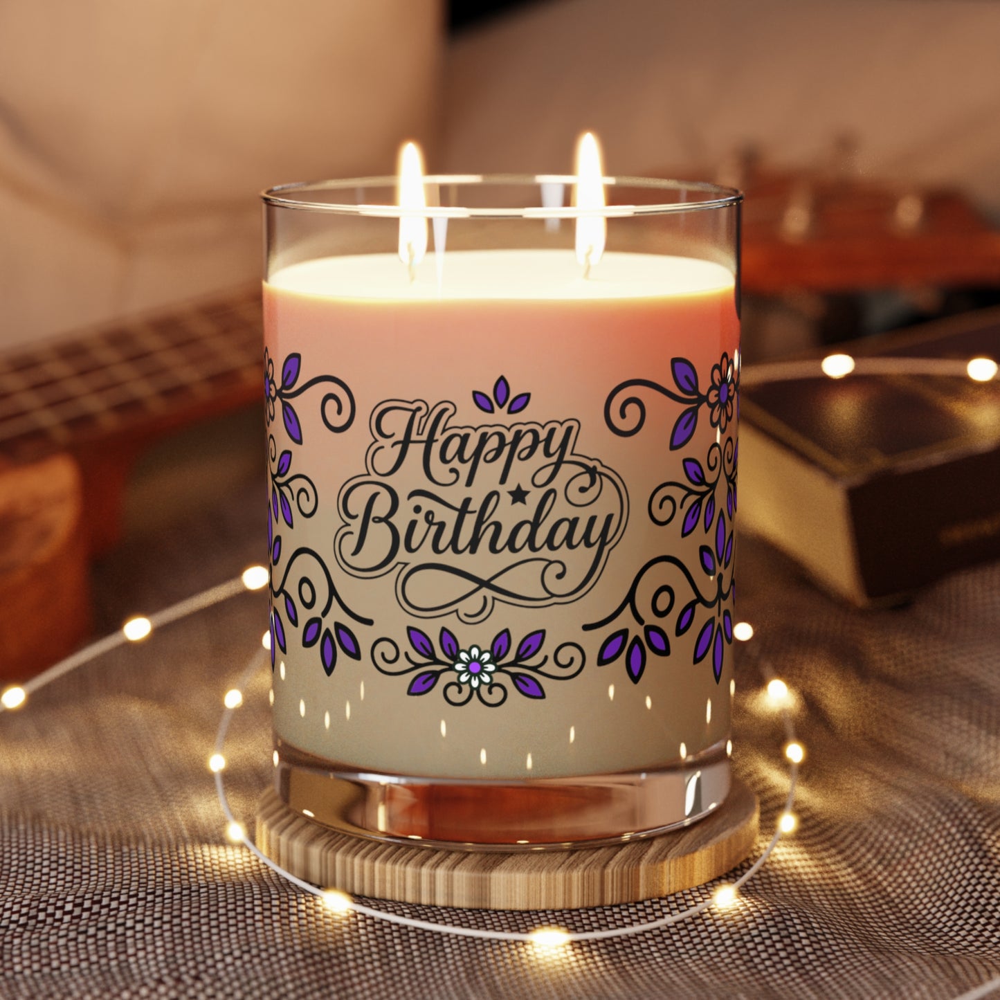 Happy Birthday Candle, 11oz