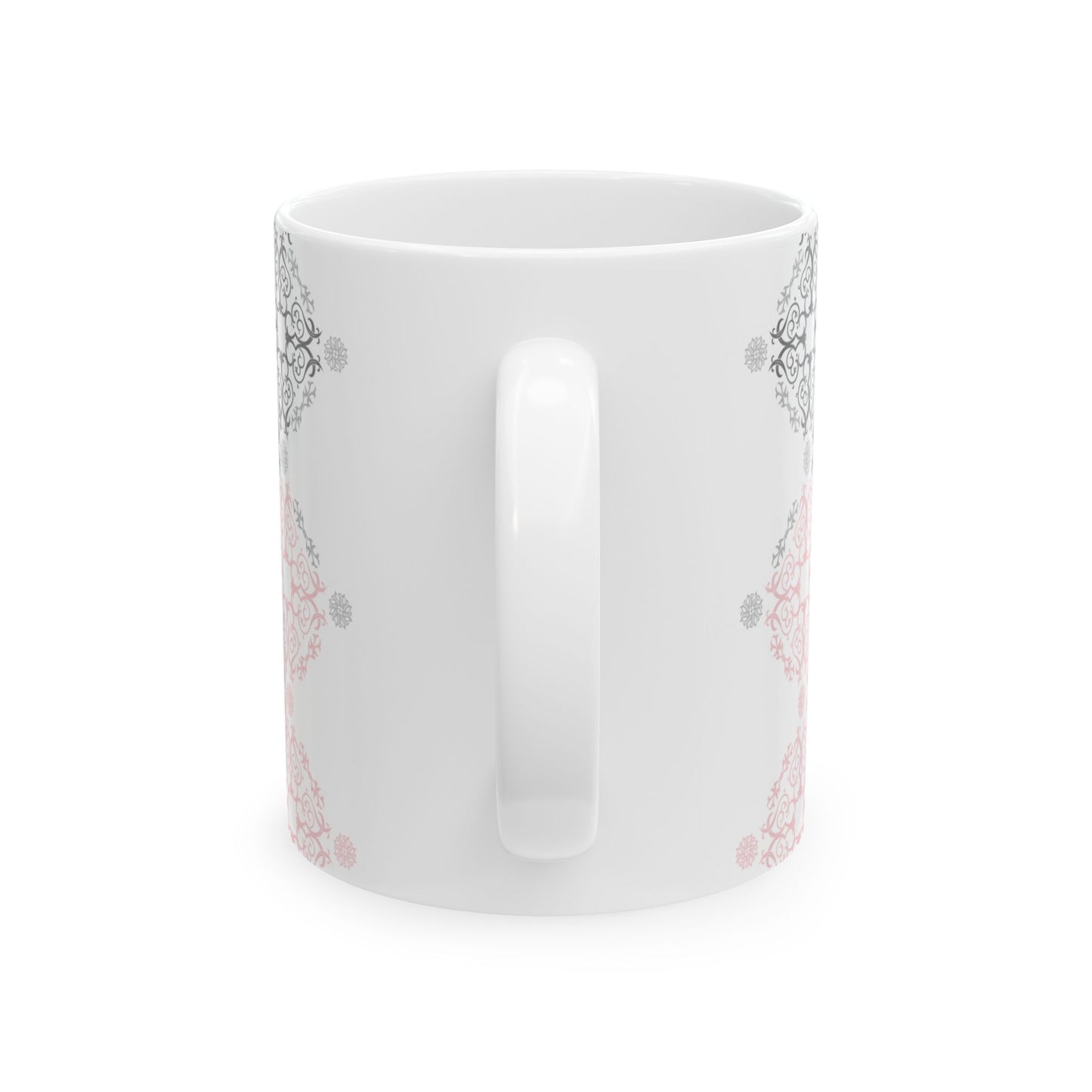 Patterned Ceramic Mug - Pink