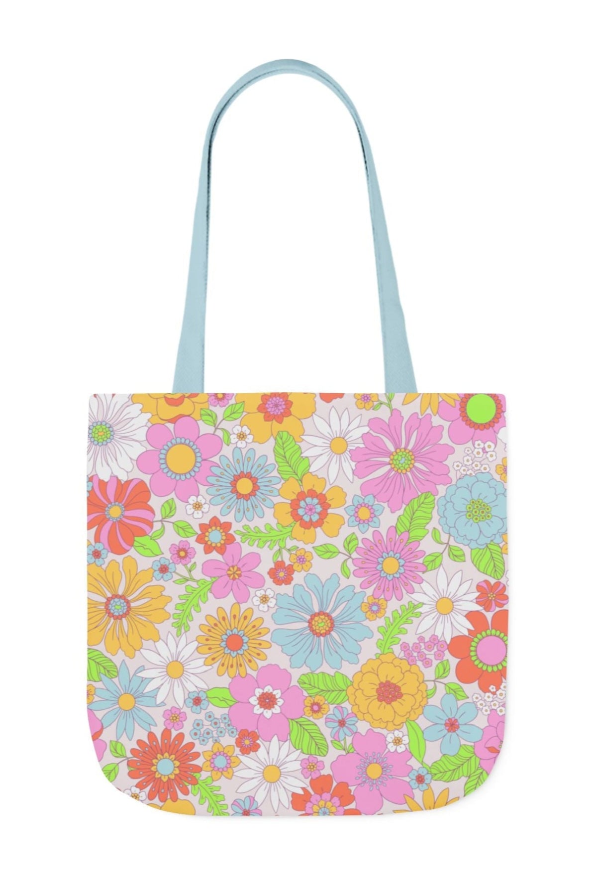 Floral Tote Bag, 16x16