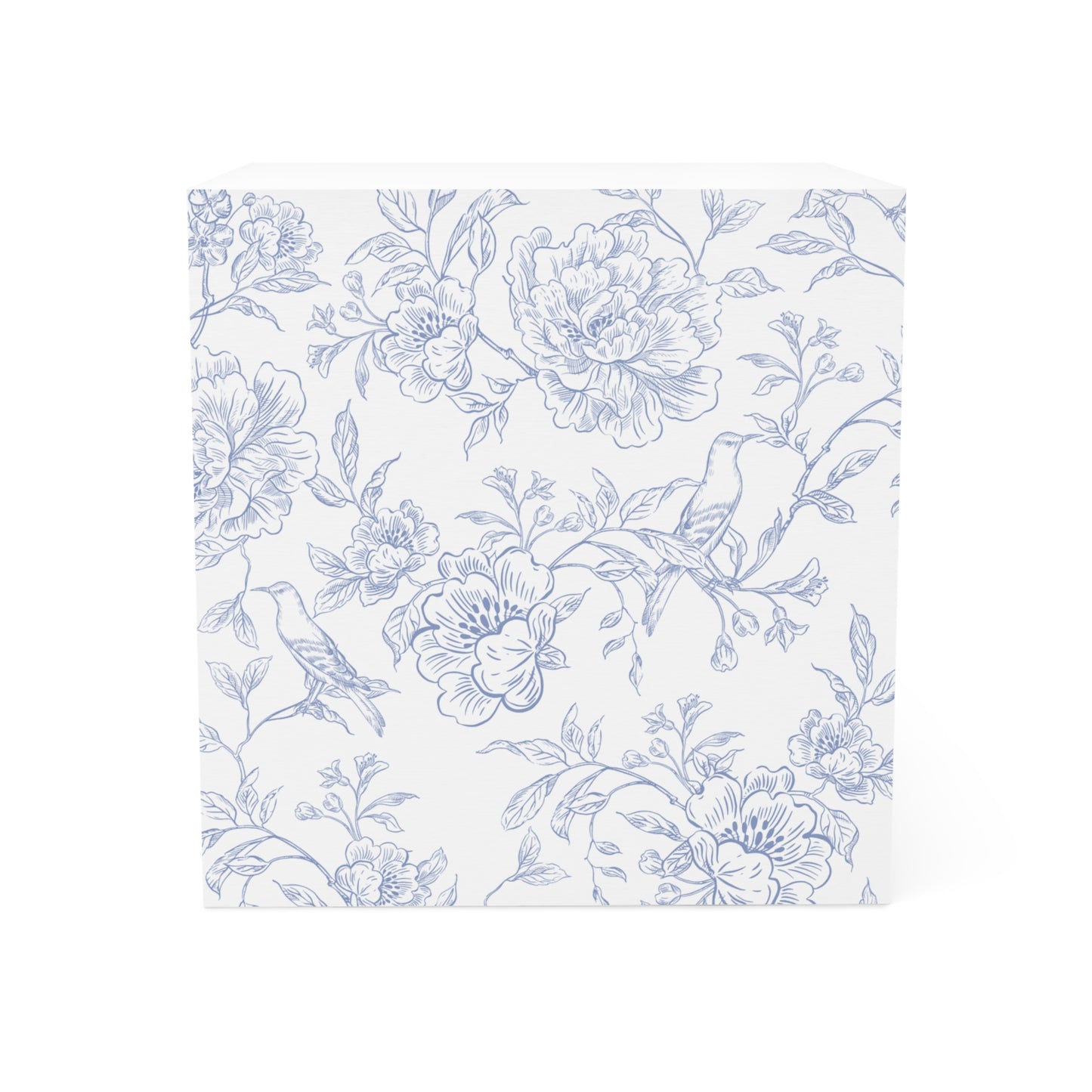 Sticky Note Cube, English Floral