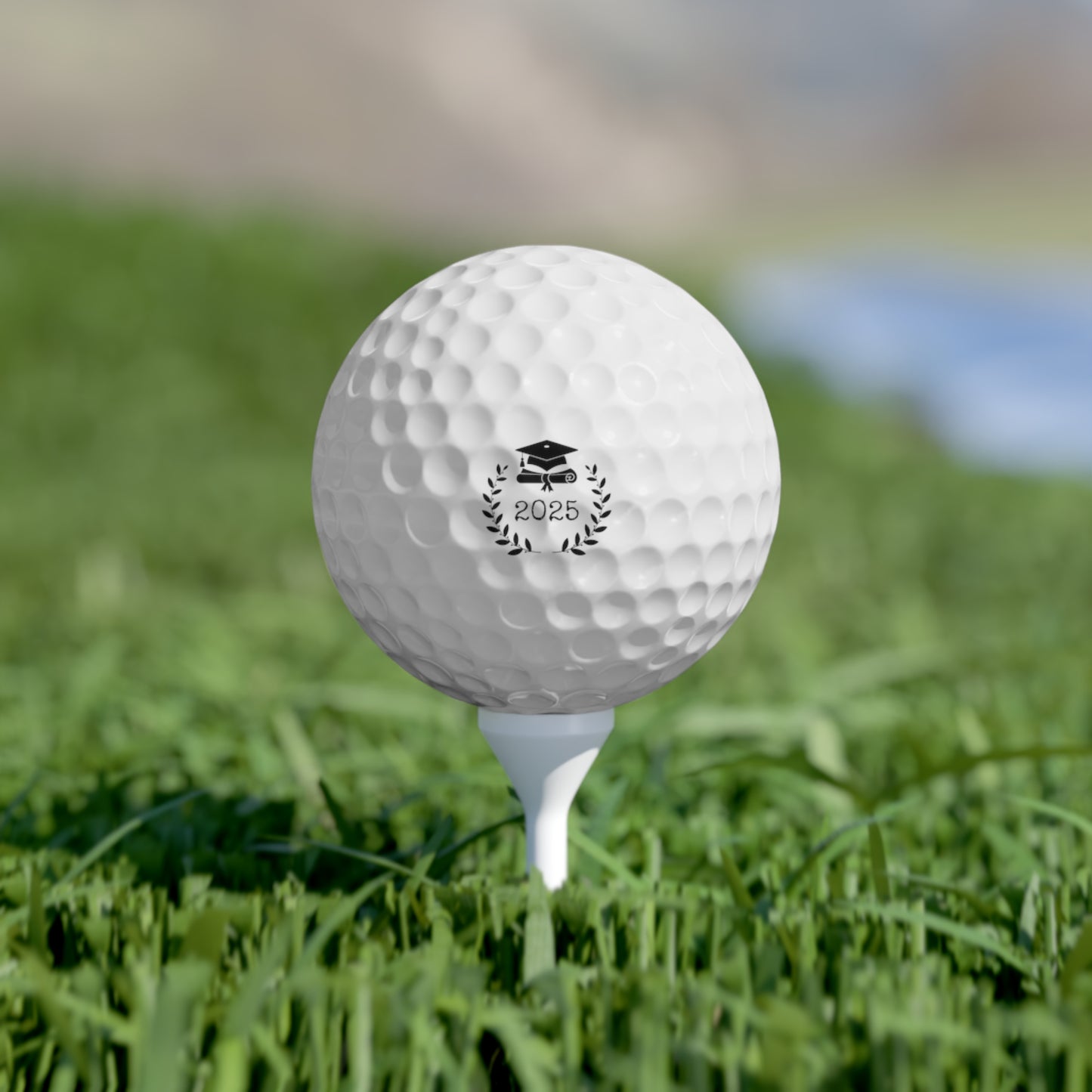 Graduation Golf Balls Set - 6 Custom Balls with 2025 Design