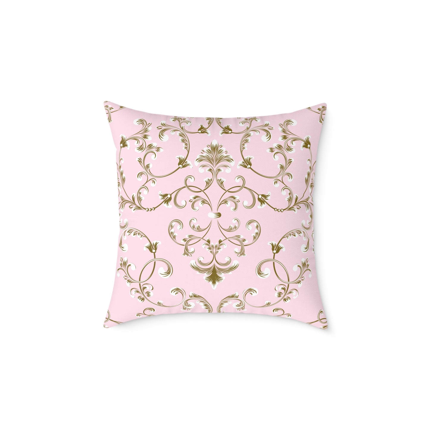 Gilded Pink Decorative Pillow