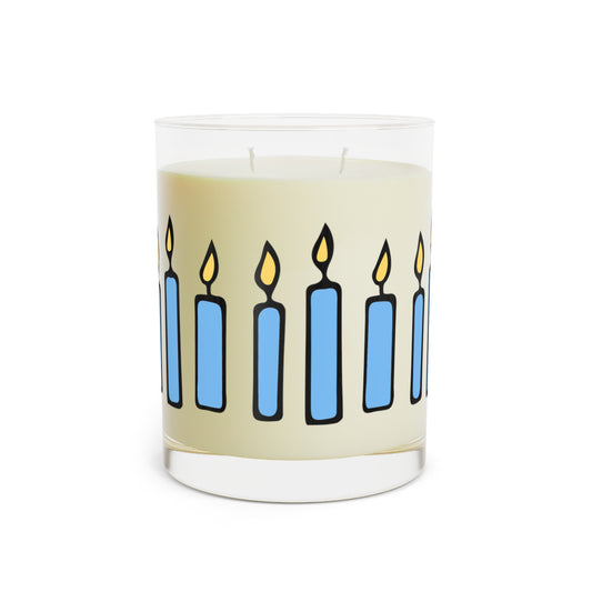 Blue Whimsical Candle, 11oz
