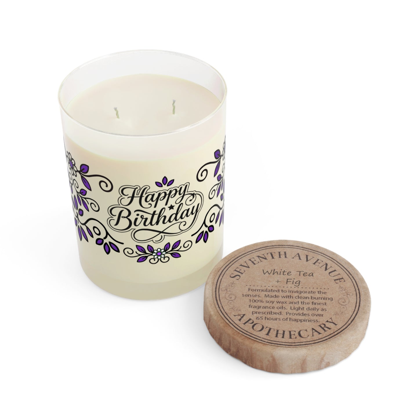 Happy Birthday Candle, 11oz