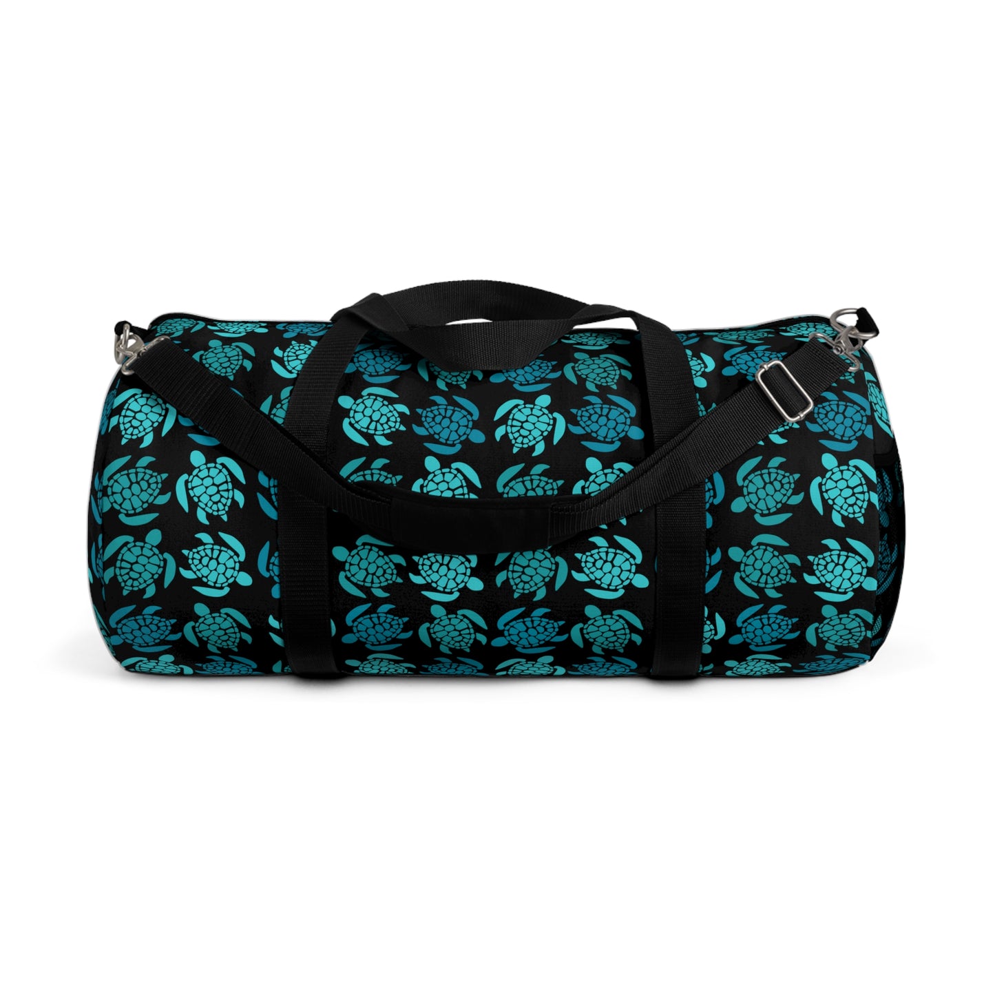 Teal Turtle Time Duffel Bag
