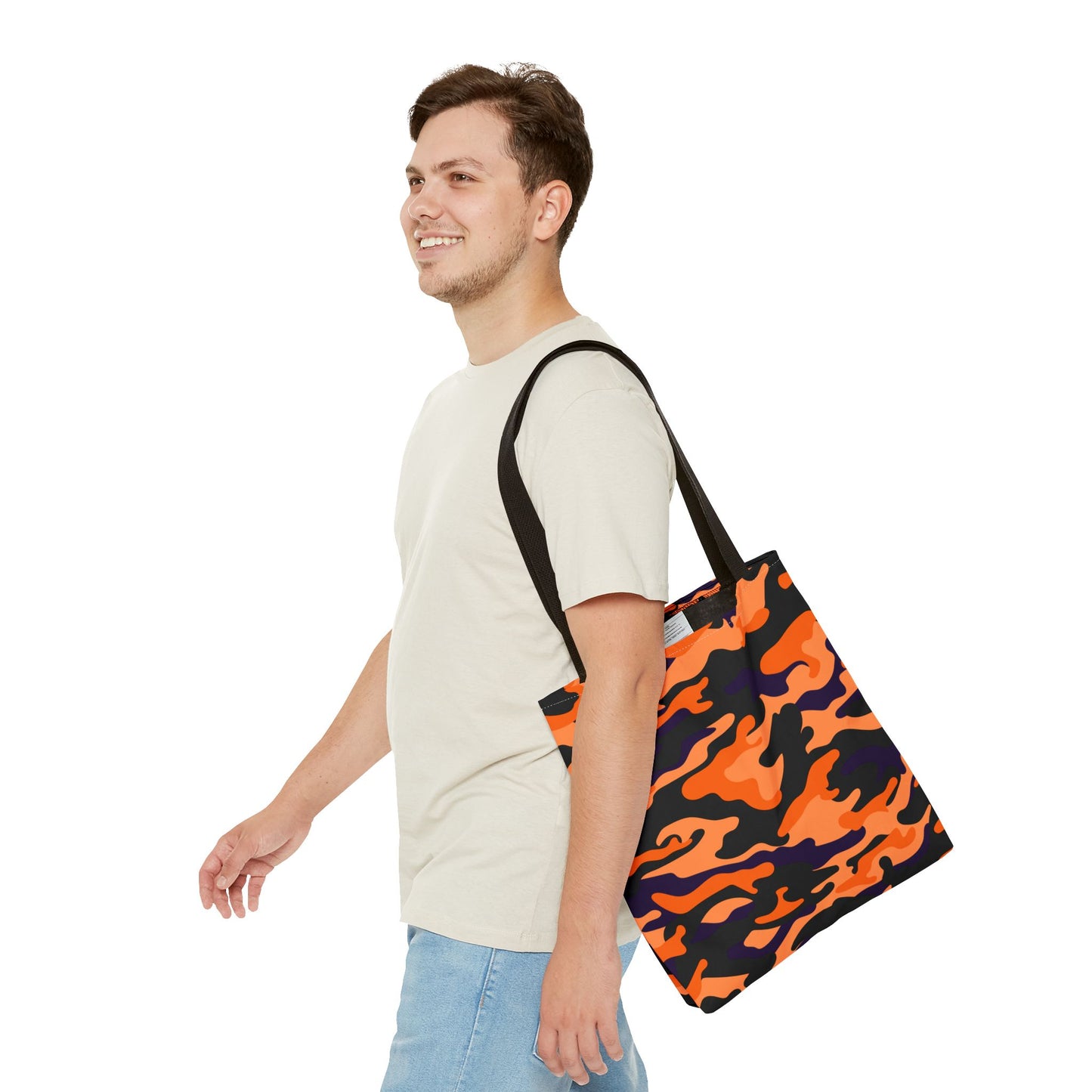Halloween Camo Tote Bag 16x16