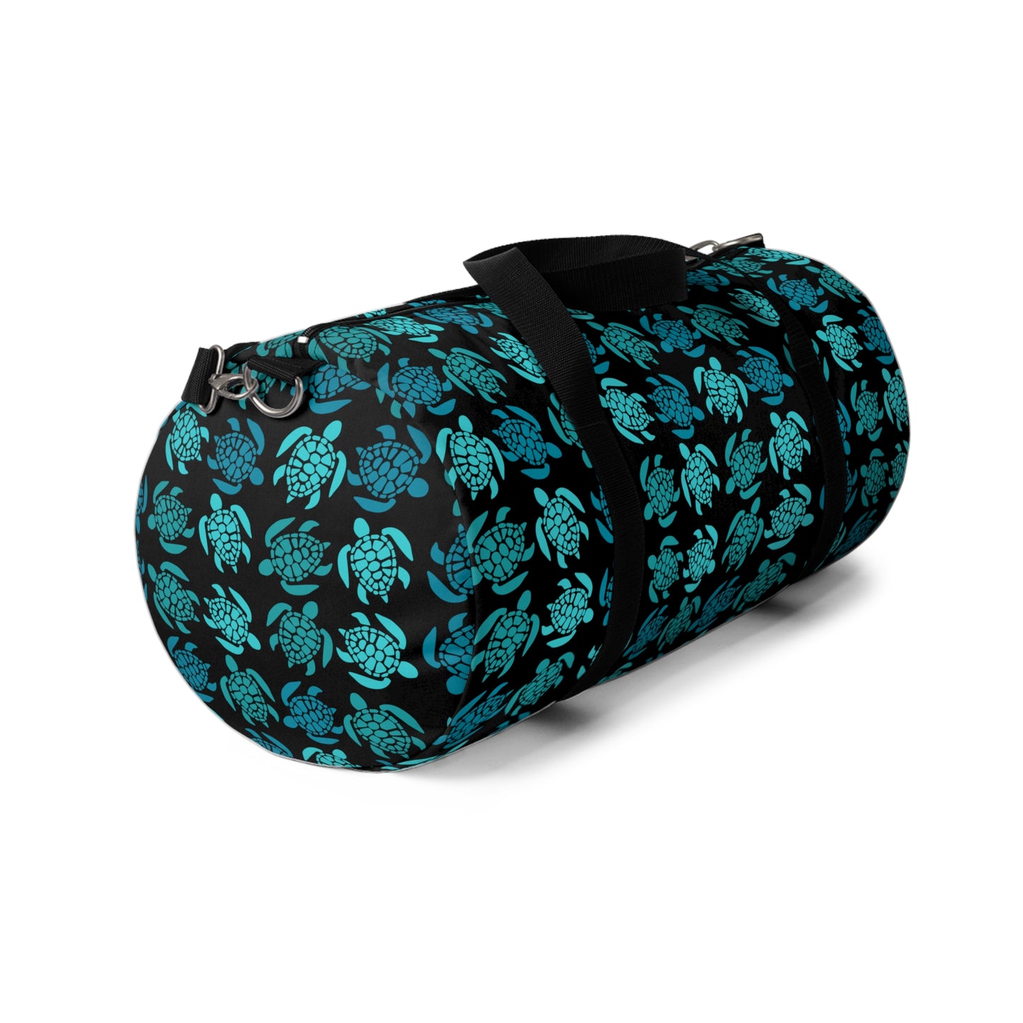 Teal Turtle Time Duffel Bag