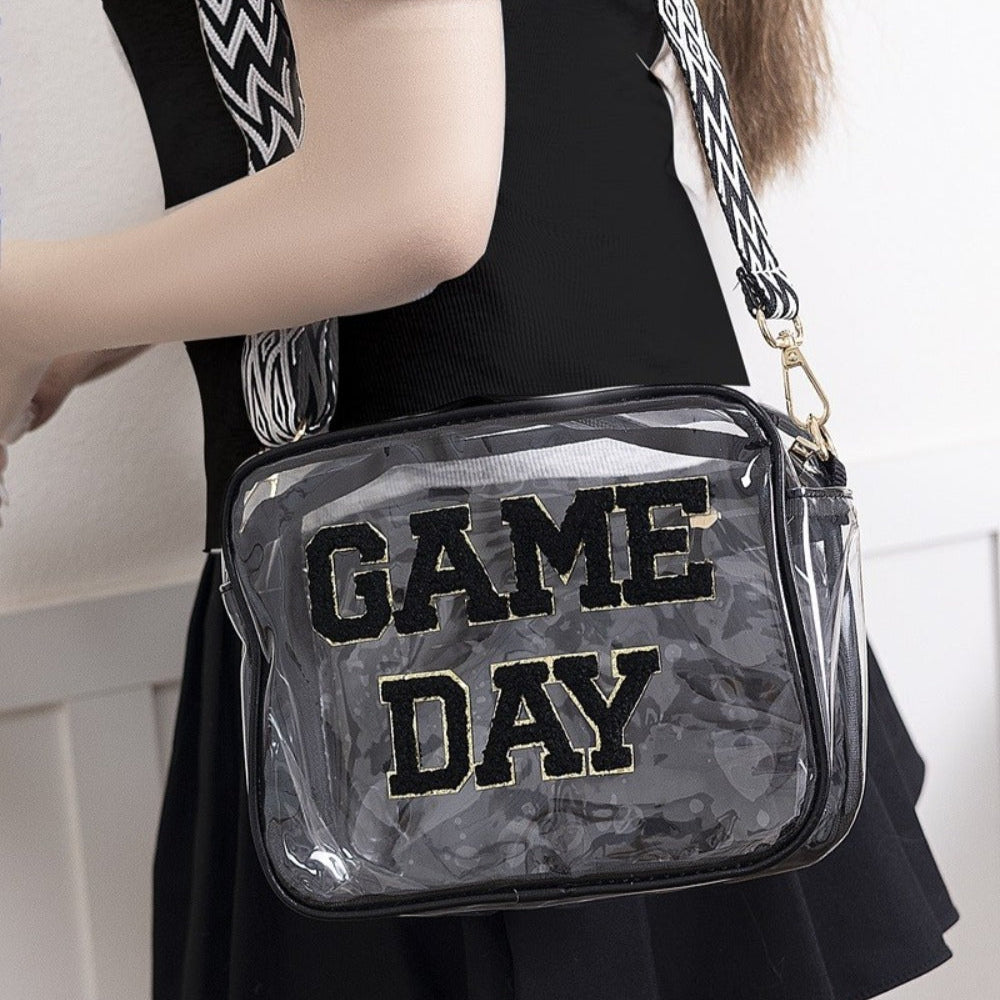 Zenana GAME DAY Transparent Crossbody Bag