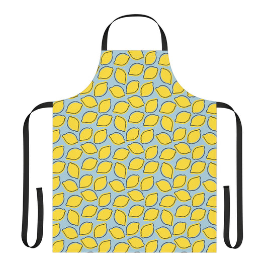 Sunny Lemon Print Apron