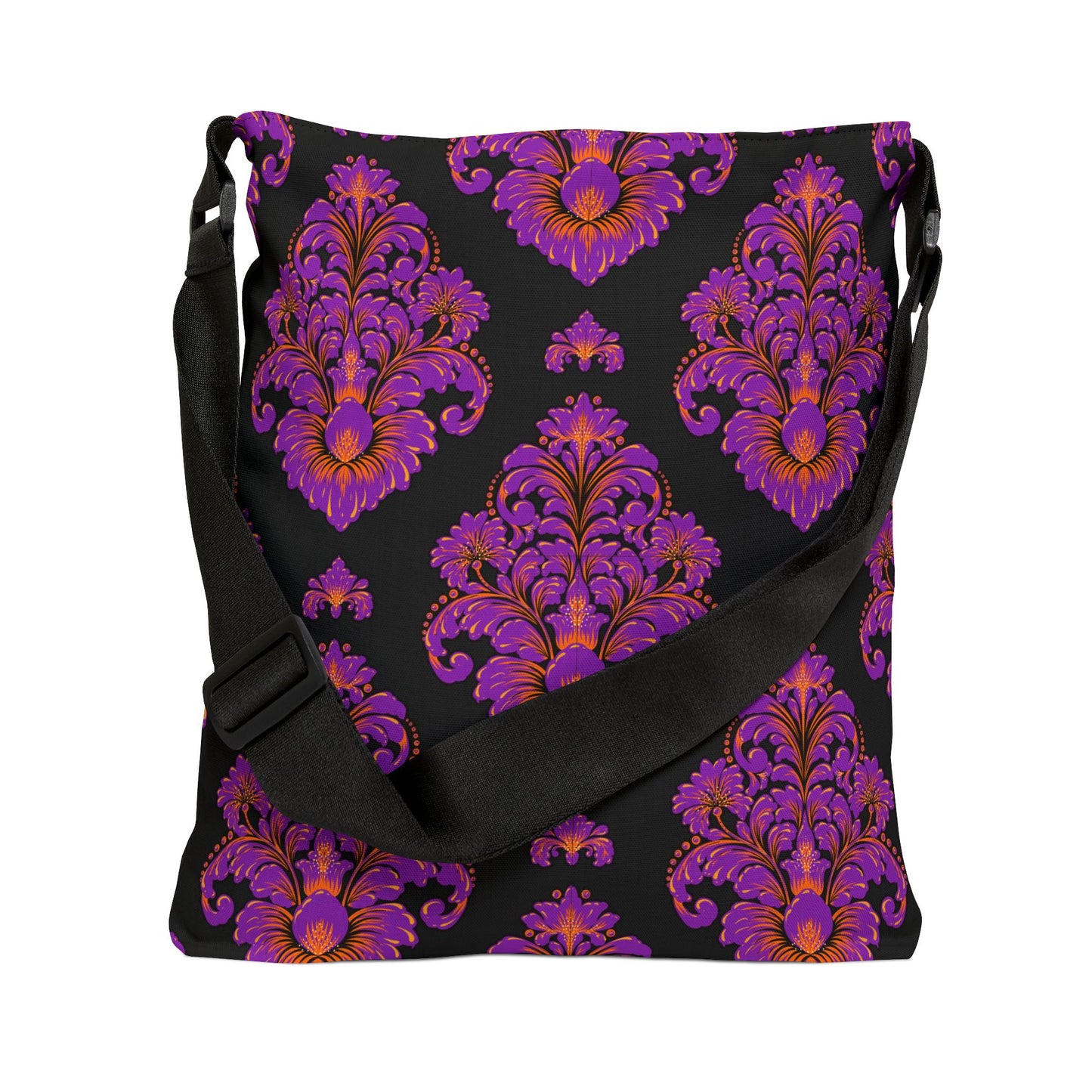 Halloween Baroque Adjustable Tote Bag 16x16
