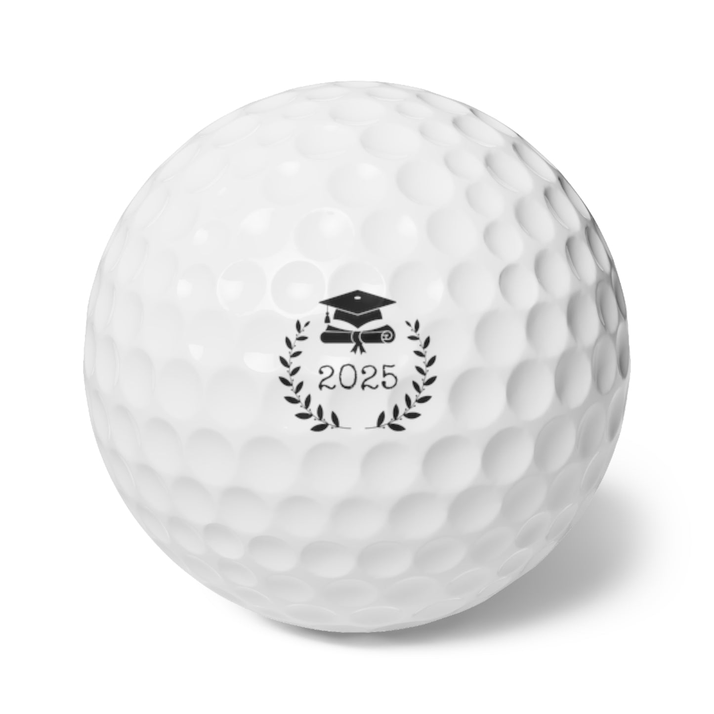 Graduation Golf Balls Set - 6 Custom Balls with 2025 Design