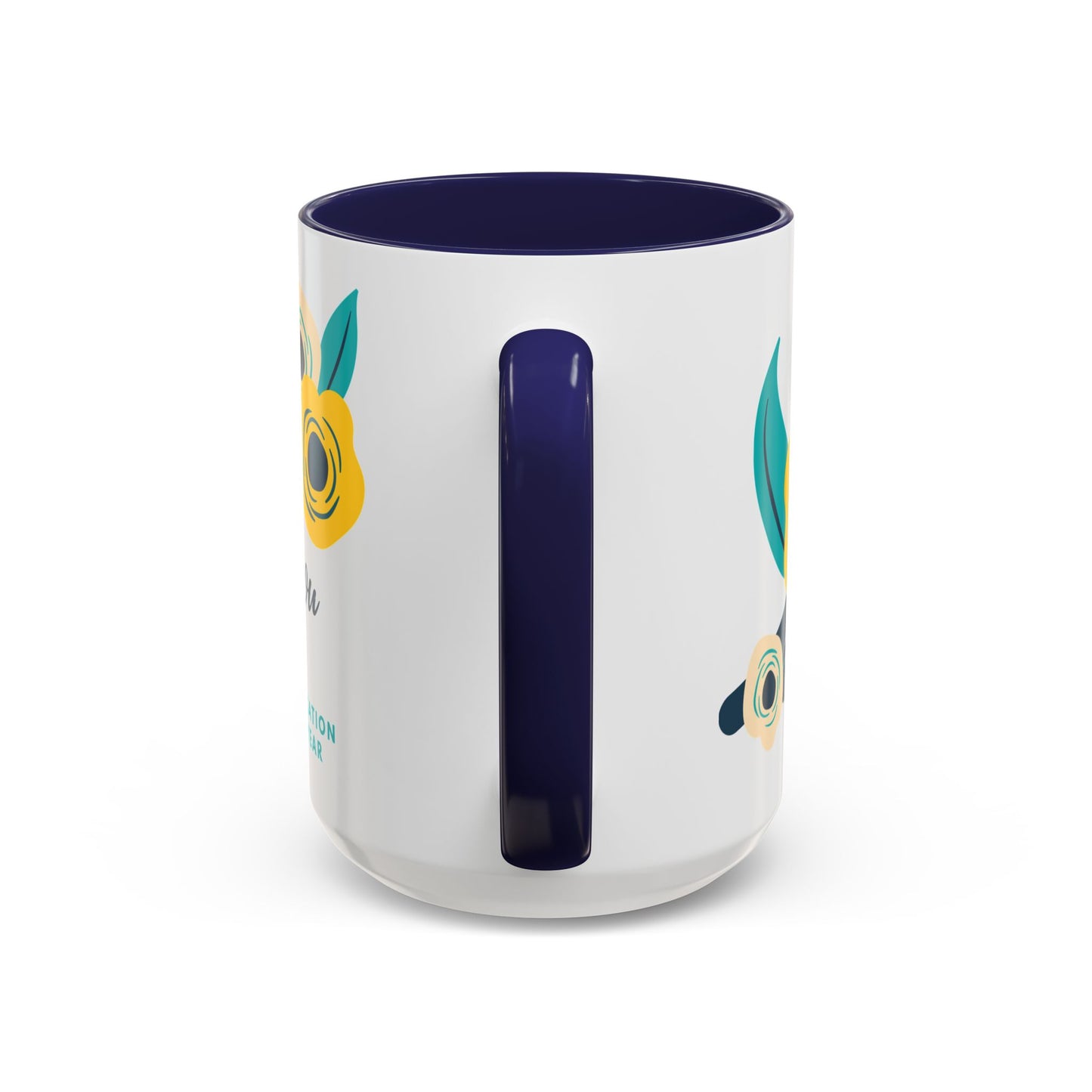 Thank You Coffee Mug, Navy, 15oz
