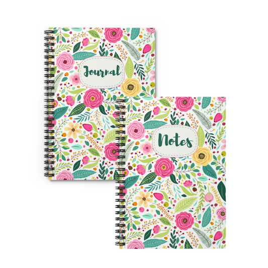 Bestie Blooms Spiral Notebooks