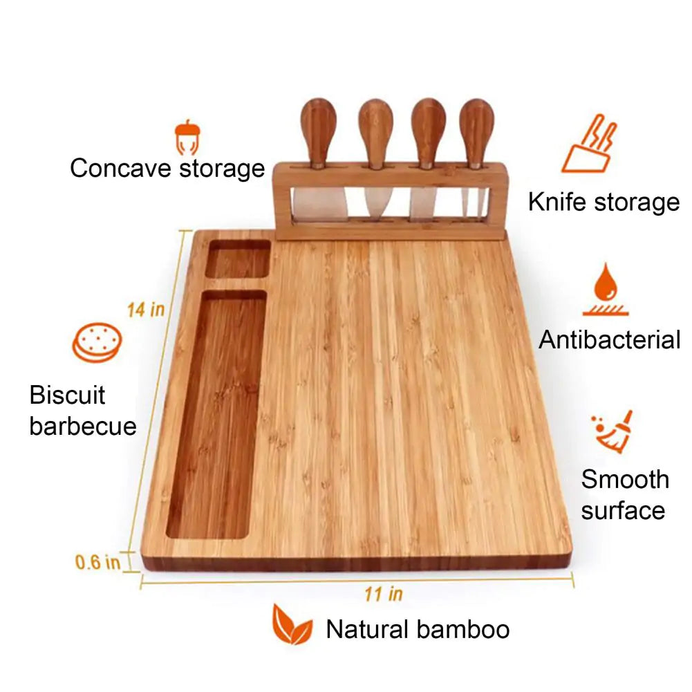 Bamboo Chopping Board Serving Tray