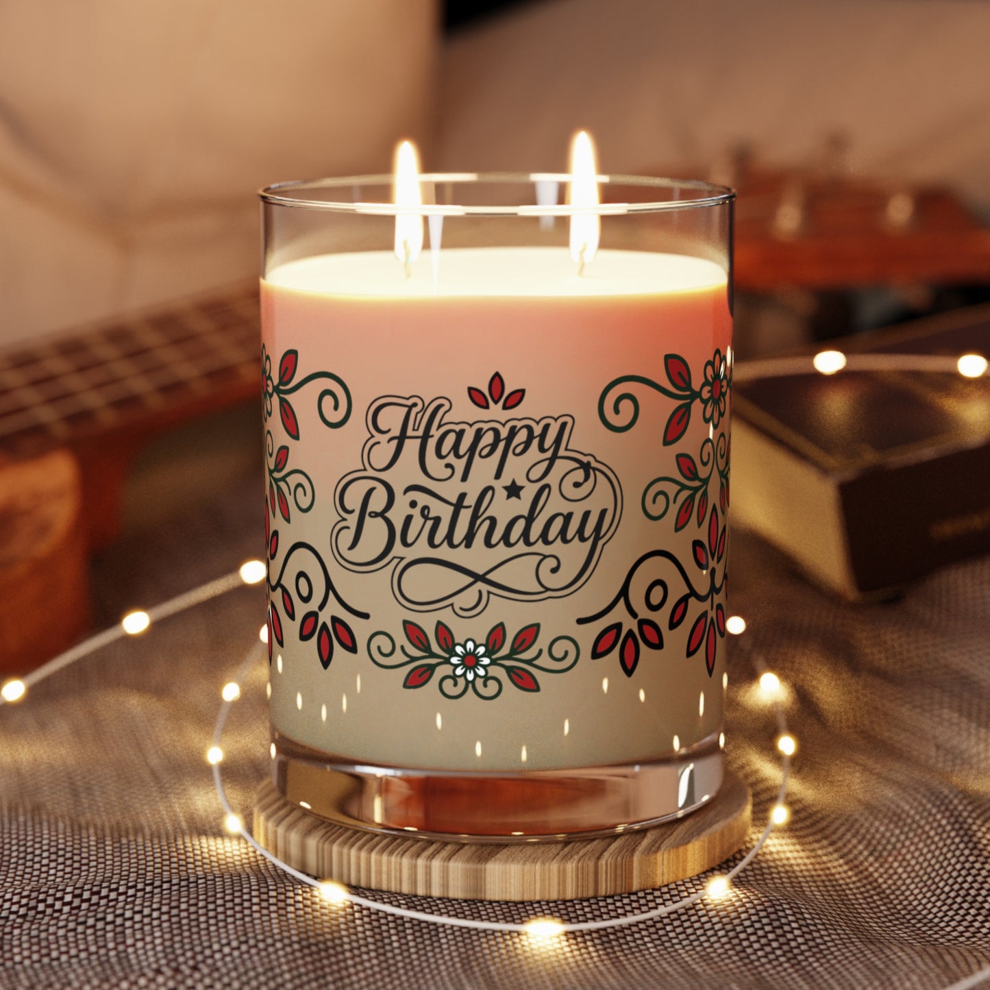 Happy Birthday Candle, 11oz
