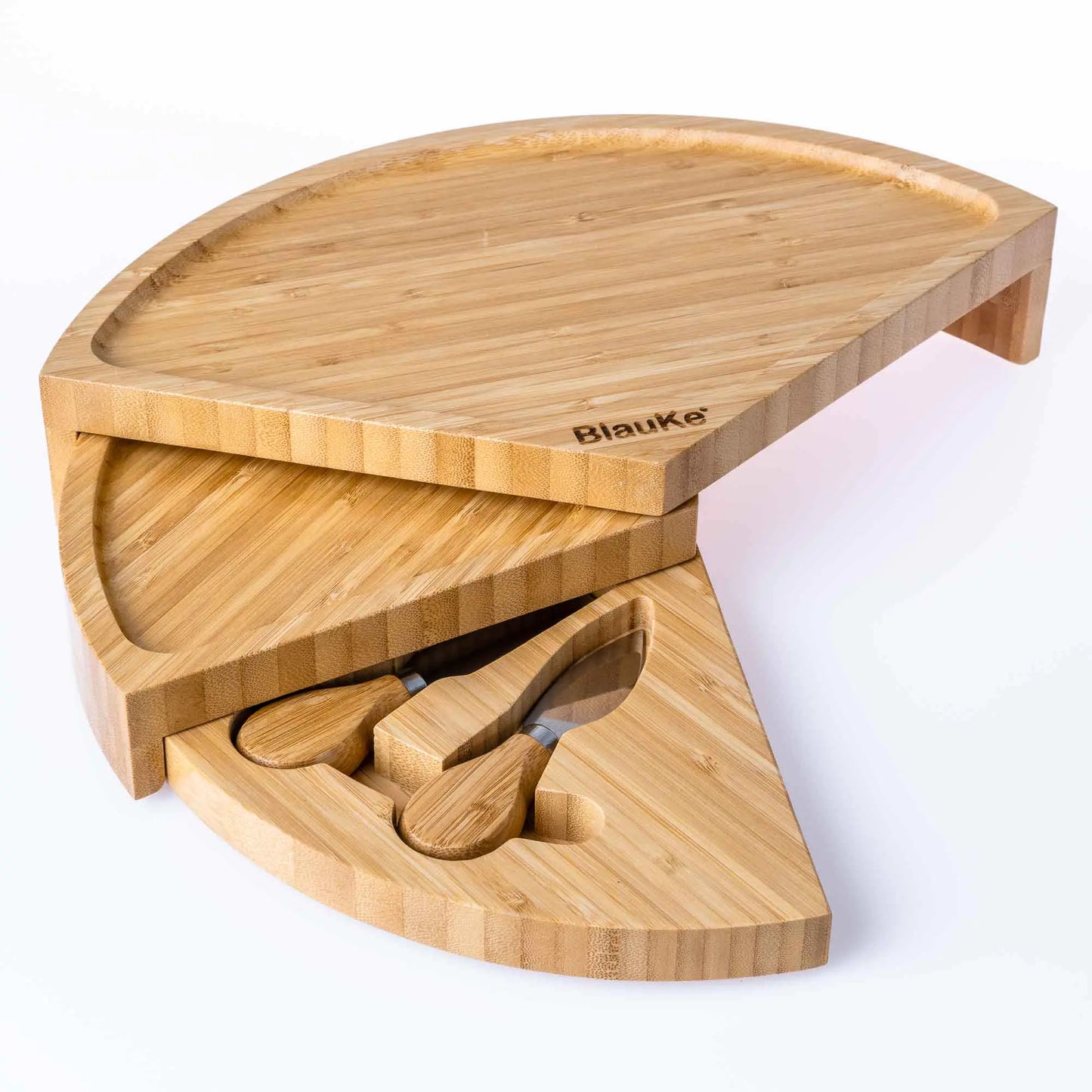 Bamboo Cheese Board and Knife Set