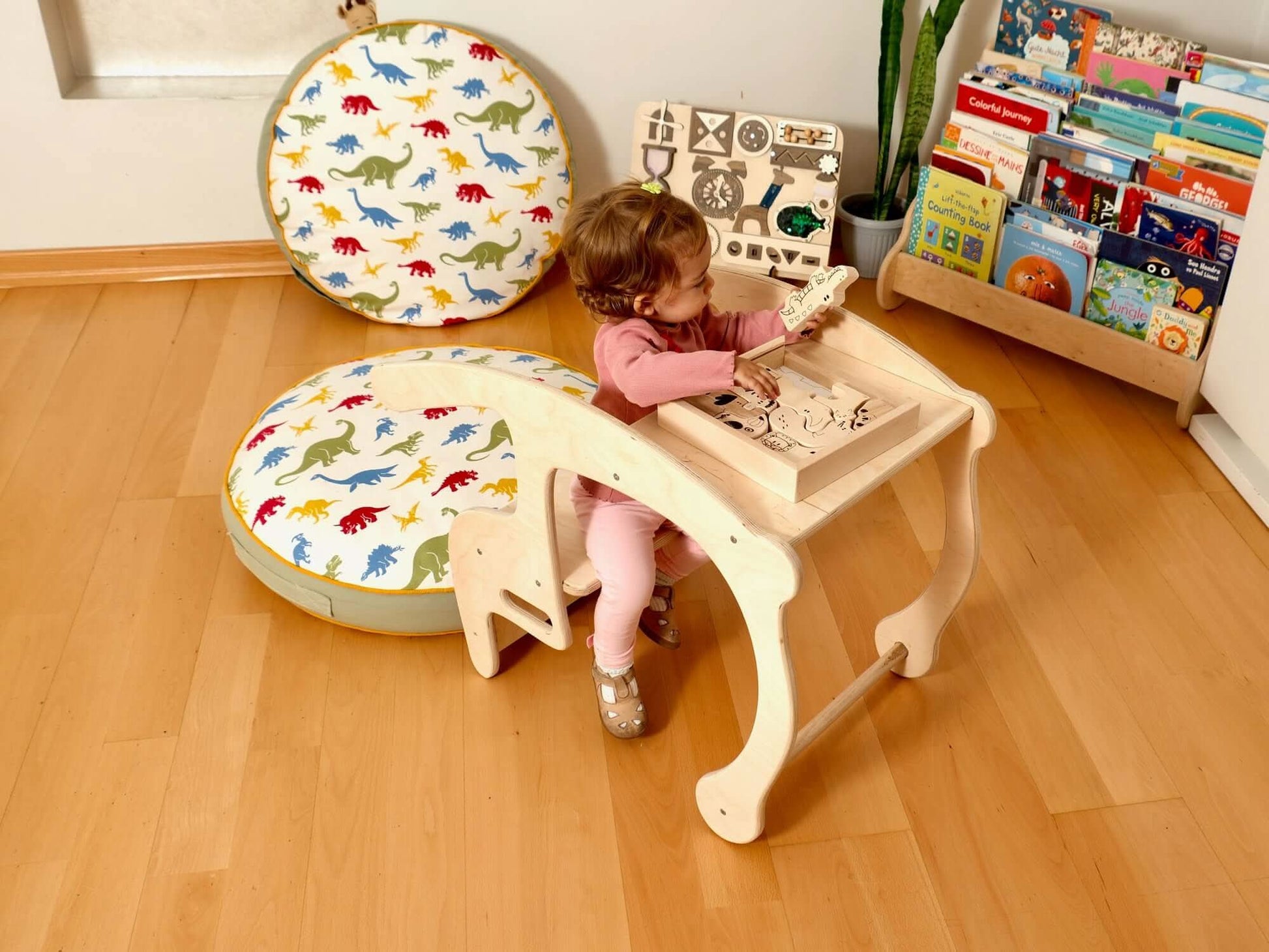 Rocking Chair and Table Set-4