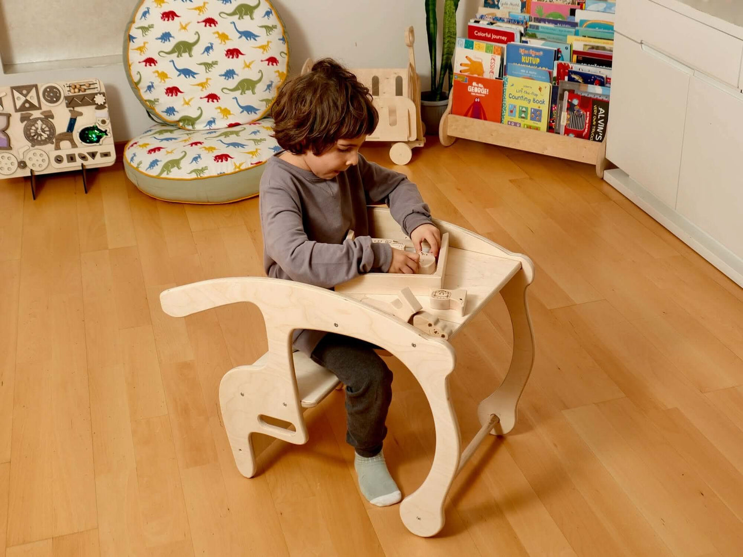 Rocking Chair and Table Set-1
