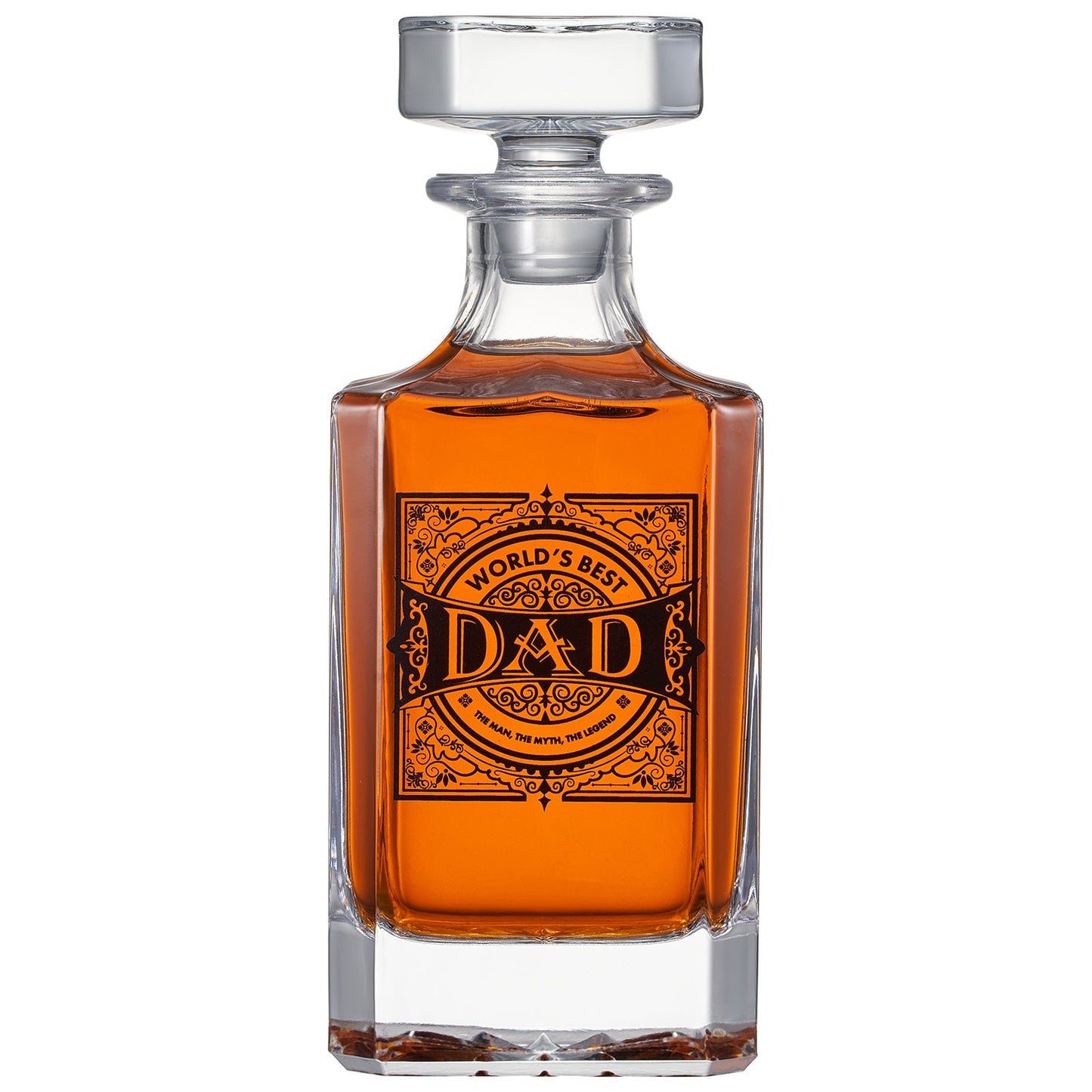 Gift for Dad Whiskey Decanter Gift Set