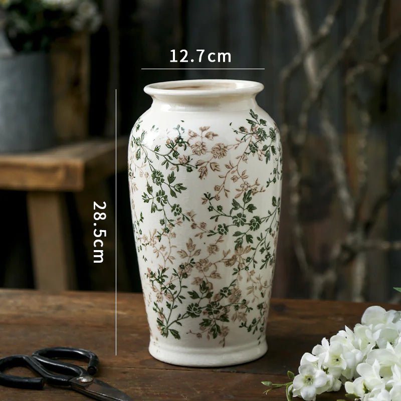 Pastoral Ceramic Vases