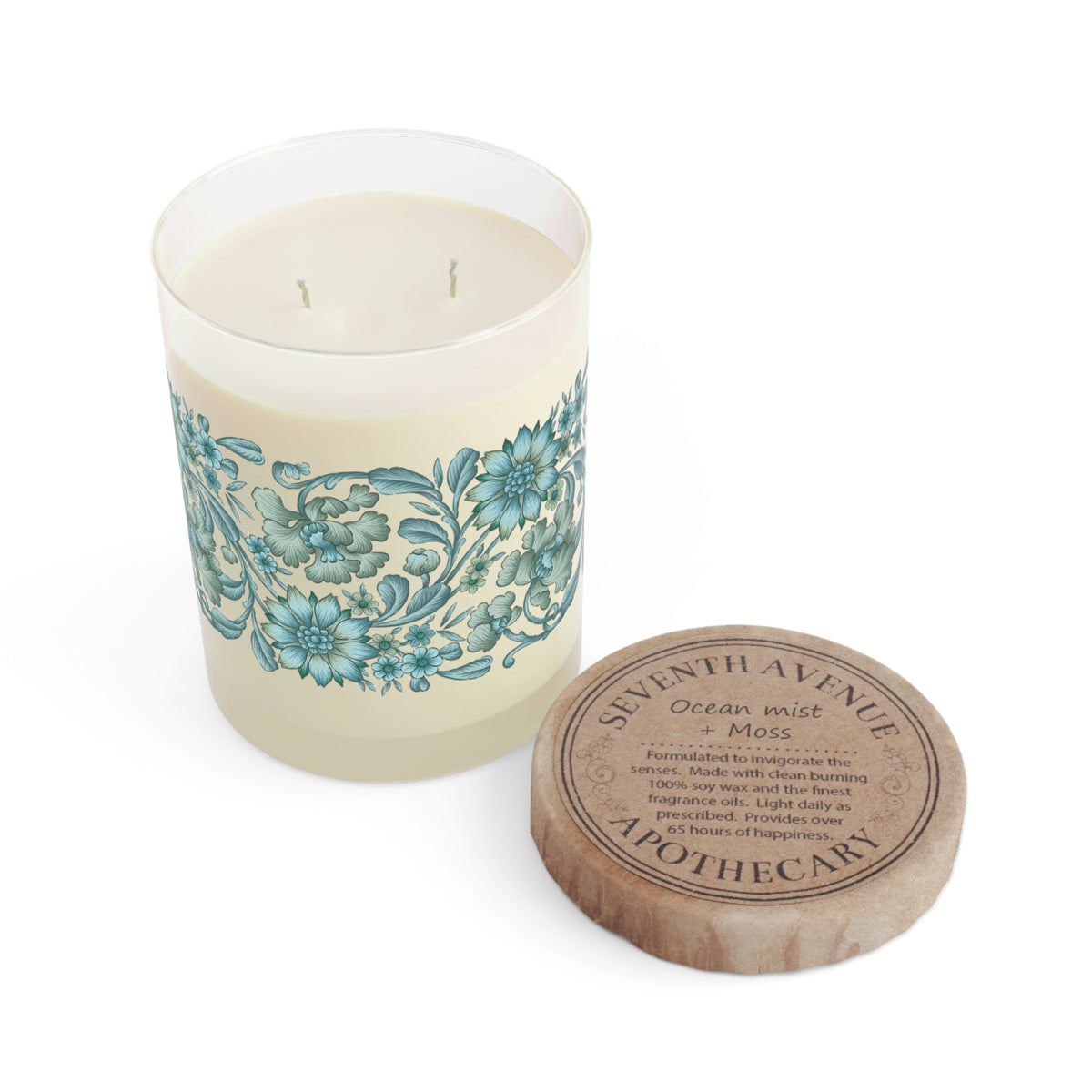 Victorian Floral Candle, 11oz