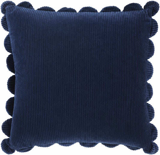 Sadai Blue Cotton Throw Pillow-1
