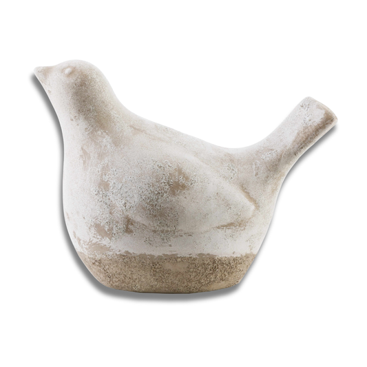 Rustic Bird Figurine, Medium