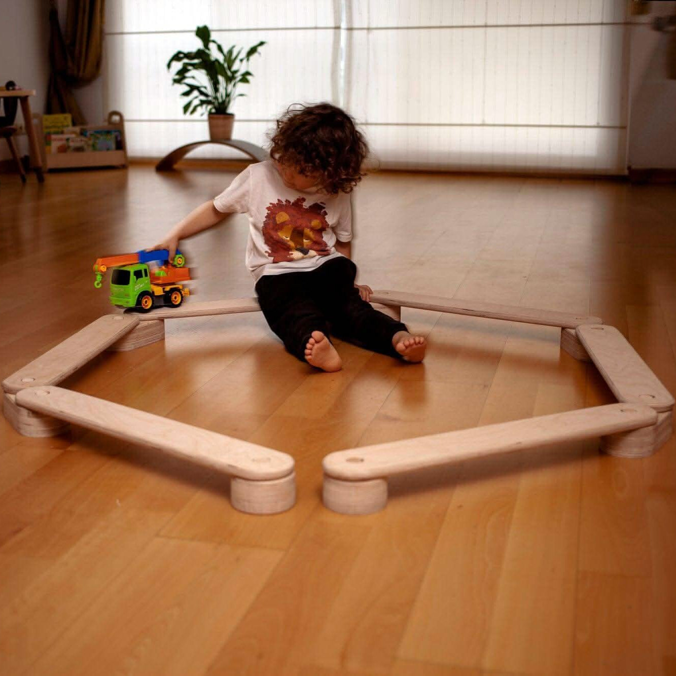 Montessori Balance Beam and Stepping Stones Set-1