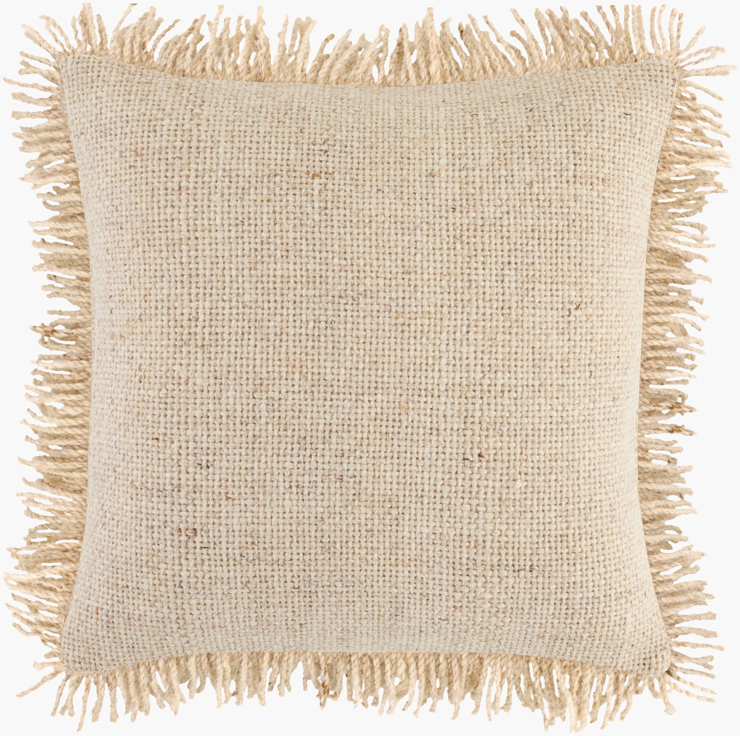 Soft Light Gray Modern Accent Pillow with cotton details for sofa bed or accent chair-0