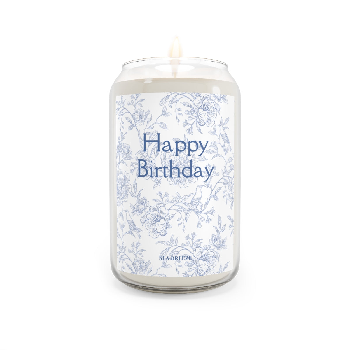 English Floral Collection, Seabreeze Scent, 13.75oz, Various Messages