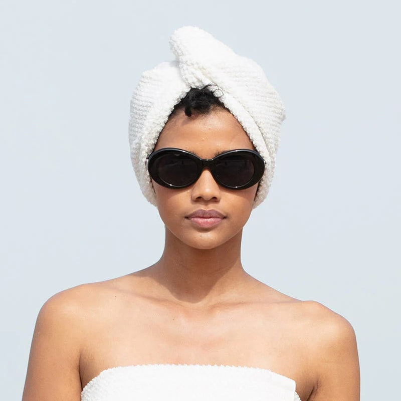 Cotton Hair Drying Towel Wrap-0