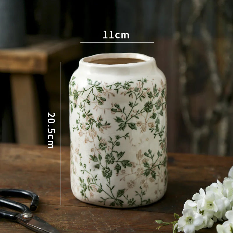 Pastoral Ceramic Vases