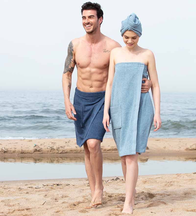Men’s Turkish Cotton Towel Wrap-5