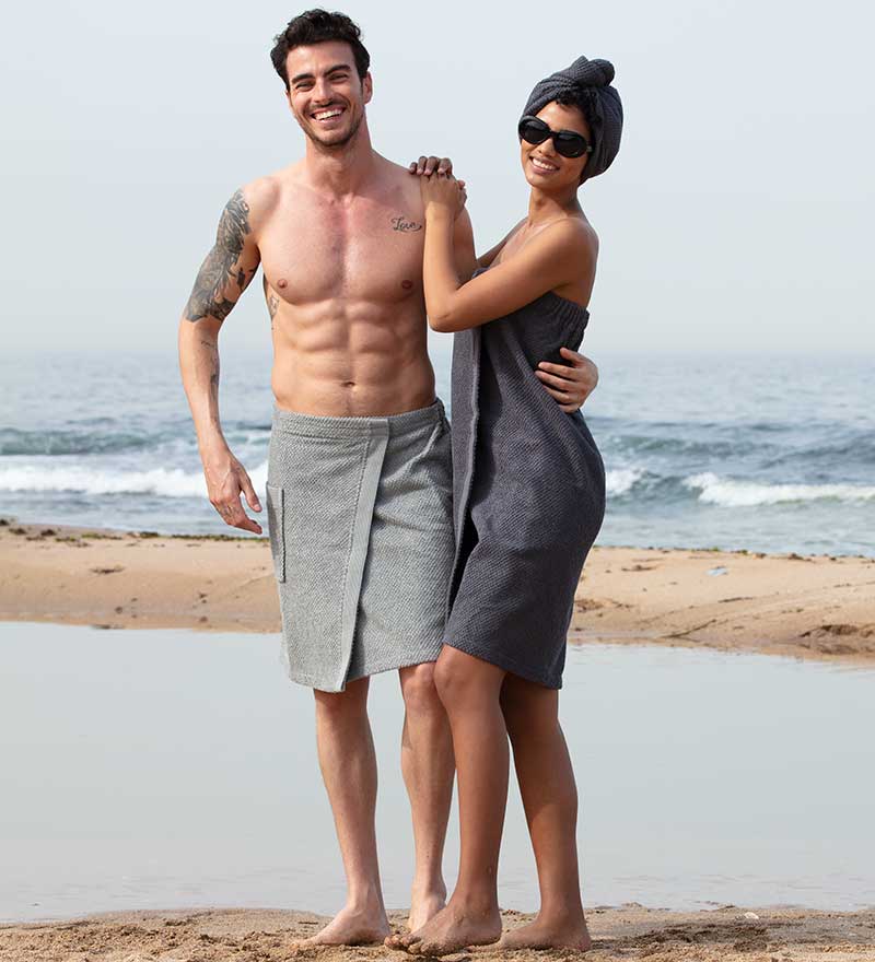 Men’s Turkish Cotton Towel Wrap-6