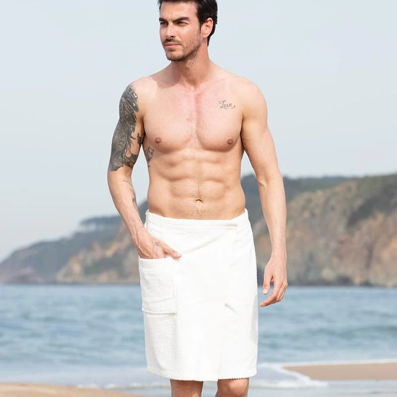 Men’s Turkish Cotton Towel Wrap-0