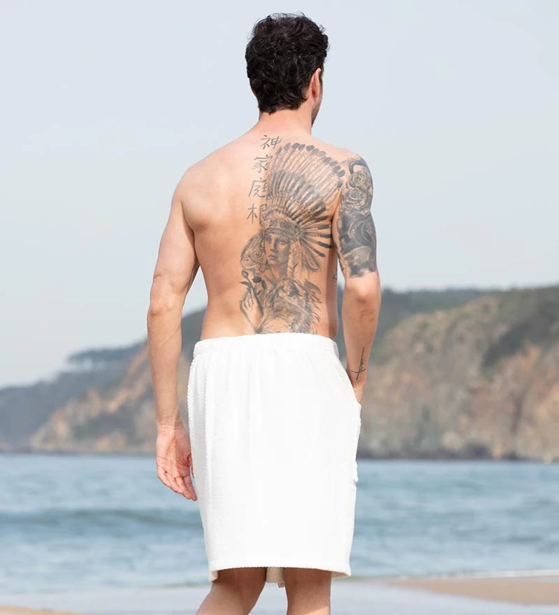 Men’s Turkish Cotton Towel Wrap-1