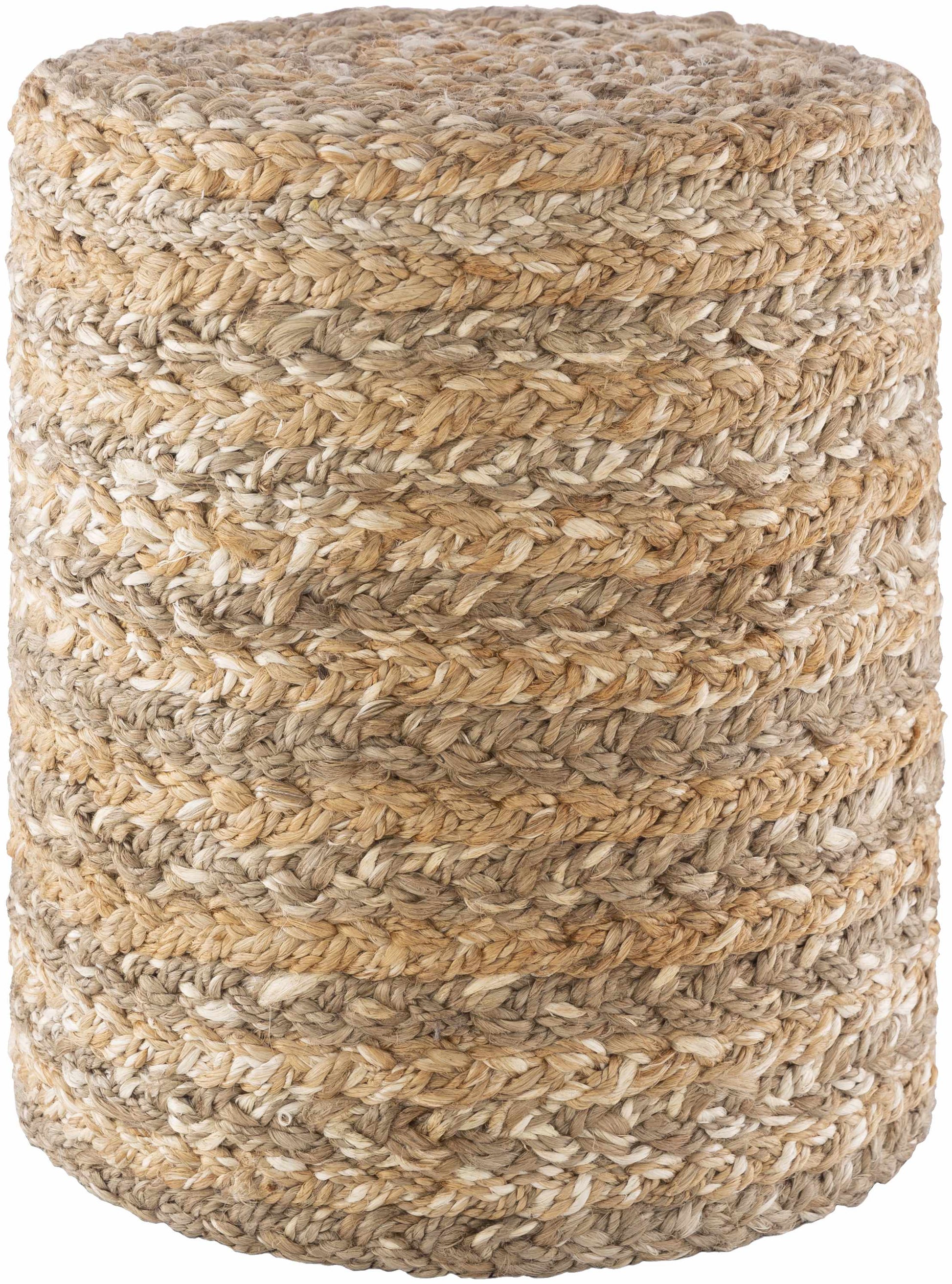 Ranskill Cotton Knitted Pouf-1
