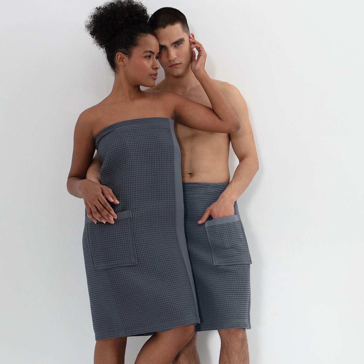 Men’s Organic Turkish Cotton Waffle Towel Wrap-13