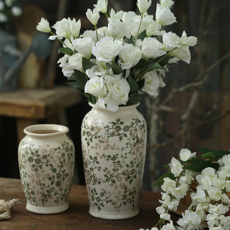 Pastoral Ceramic Vases