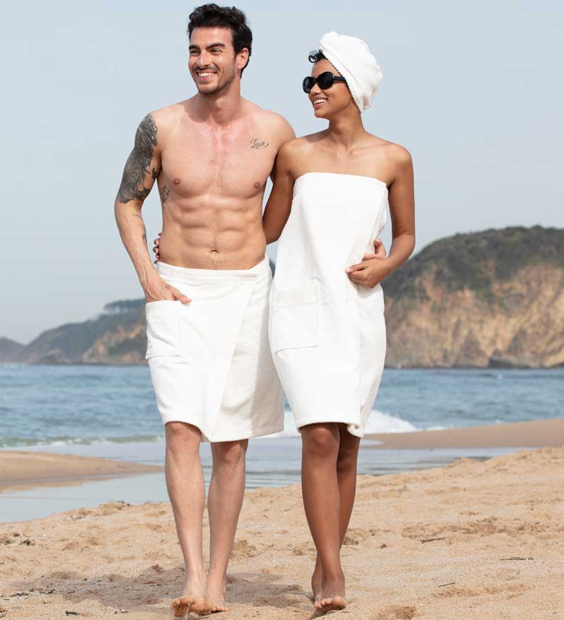 Women’s Turkish Cotton Towel Wrap-1